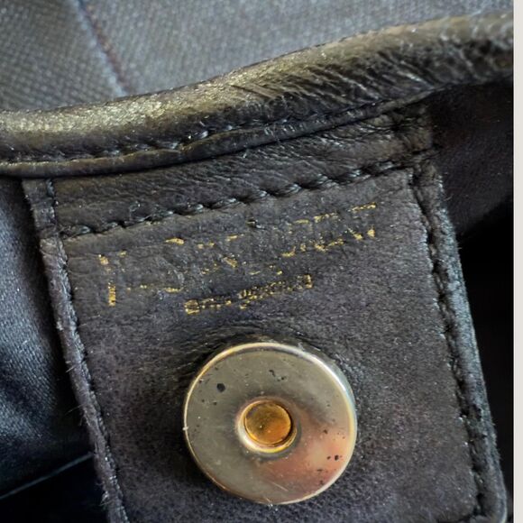 YSL Mombasa Black Canvas Hobo Bag — Tom Ford Era 100% authentic - Picture 6 of 8